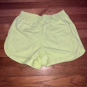 SHEIN Yellow/Green Shorts